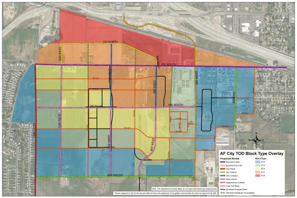 TOD Block Type Overlay map